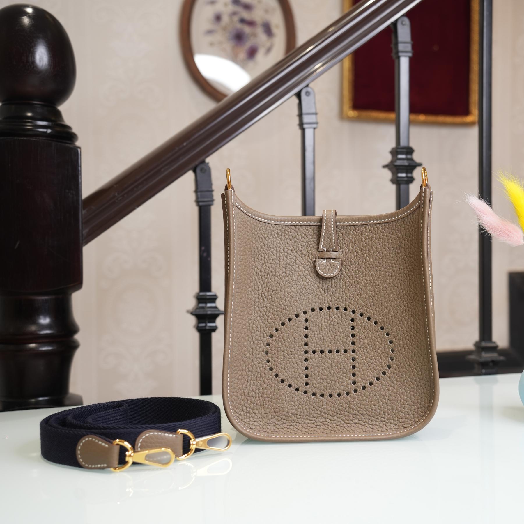 MINI EVELYNE CK18-大象灰金扣