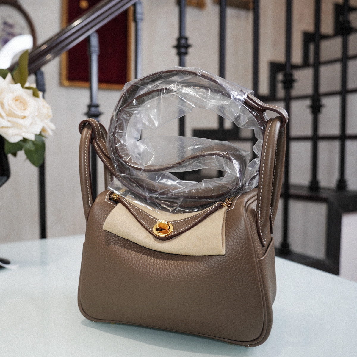  MINI LINDY CC18-大象灰金扣