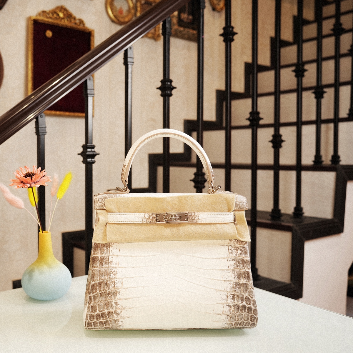 KELLY 25 喜馬拉雅-兩點鱷魚銀扣