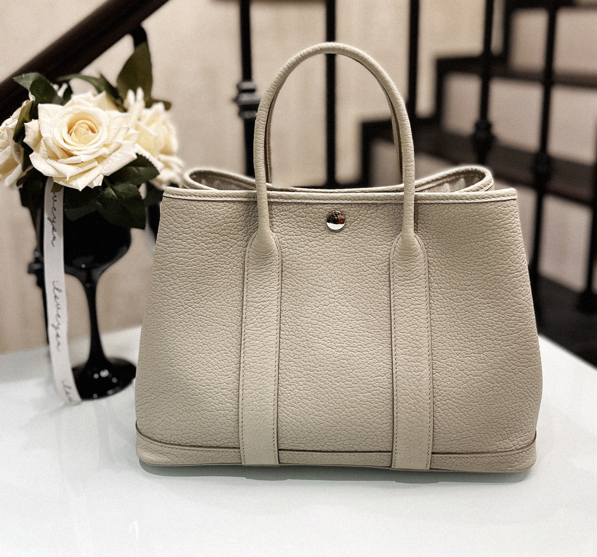 Garden party30 CK8L冰川白 銀扣